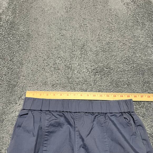 Duluth Trading Pants Womens 12 Gray Blue Summer Weight Chino Wide Leg Pants - Picture 8 of 11